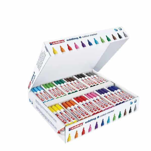 Edding Colourmarker 8 Assorted