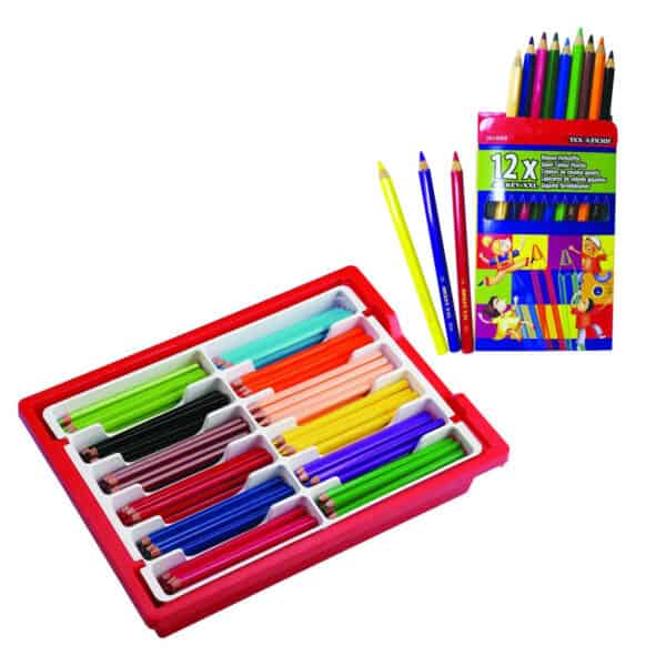 Lyra Jockey Jumbo Colouring Pencils Pk 144